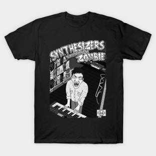Funny Synthesizer Zombie T-Shirt